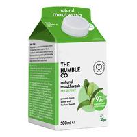 The Humble Co. naturlig mundskyl, fresh mint - 500 ml