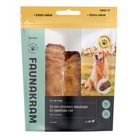 Faunakram 12 cm Chicken Hot Dog with Liver filling - 300 g.