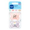 MAM Original Silikone Sut Pink/Lilla 0-6 mdr. - 2 stk.