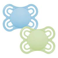 MAM Perfect Silk Sut Blå 0-6 mdr. - 2 stk.