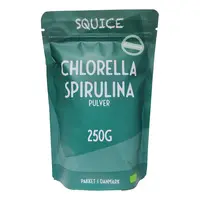 Squice Økologisk Chlorella og Spirulina Pulver - 250 g.