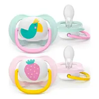 Philips Avent Sut Ultra Air 0-6 m - grøn, lilla - 2 stk.