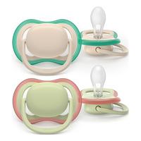 Philips Avent Sut Ultra Air 6-18 m - hvid, grøn - 2 stk.