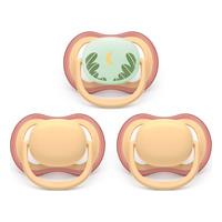 Philips Avent Sut Ultra Air Day & Night 0-6 m - orange, grøn - 3 stk.