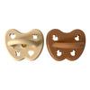 Hevea Orthodontic Teat 3-36 months - Clay Earth - 2 stk.