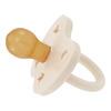 Hevea Round Teat 3-36 Months - Milky White & Natural - 2 stk.