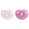 Philips Avent Sut Soothie 0-6 m - rosa, lilla - 2 stk.