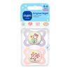 MAM Original Night Silikone Sut Pink/Lilla 0-6 mdr. - 2 stk.