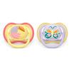 Philips Avent Sut Ultra Air 0-6 m - gul, lilla - 2 stk.