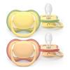 Philips Avent Sut Ultra Air 0-6 m - gul, orange - 2 stk.